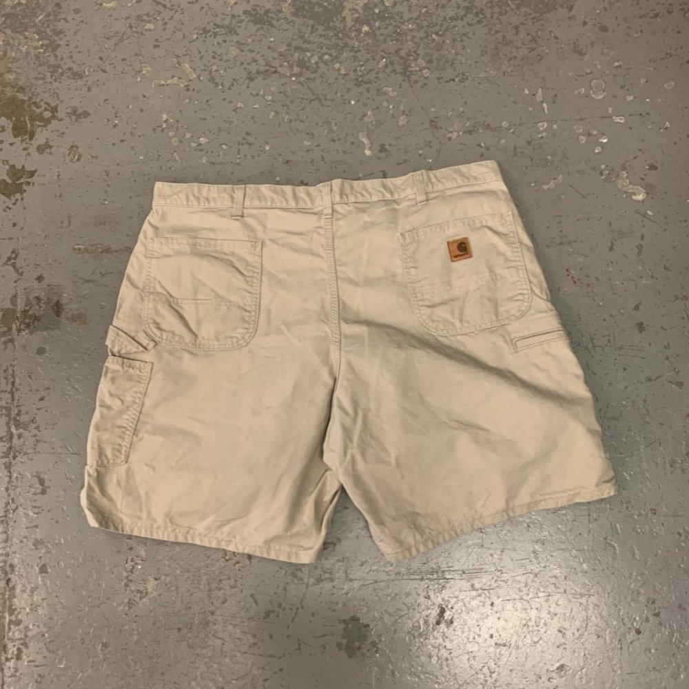 Carhartt Mens Cream Shorts